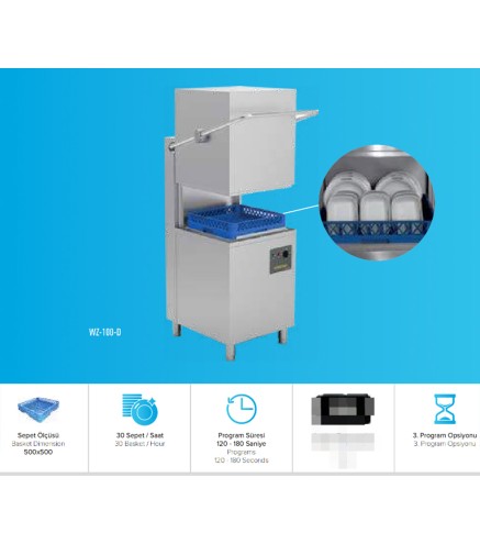 Lavavajillas Cúpula 380V Acero Inox