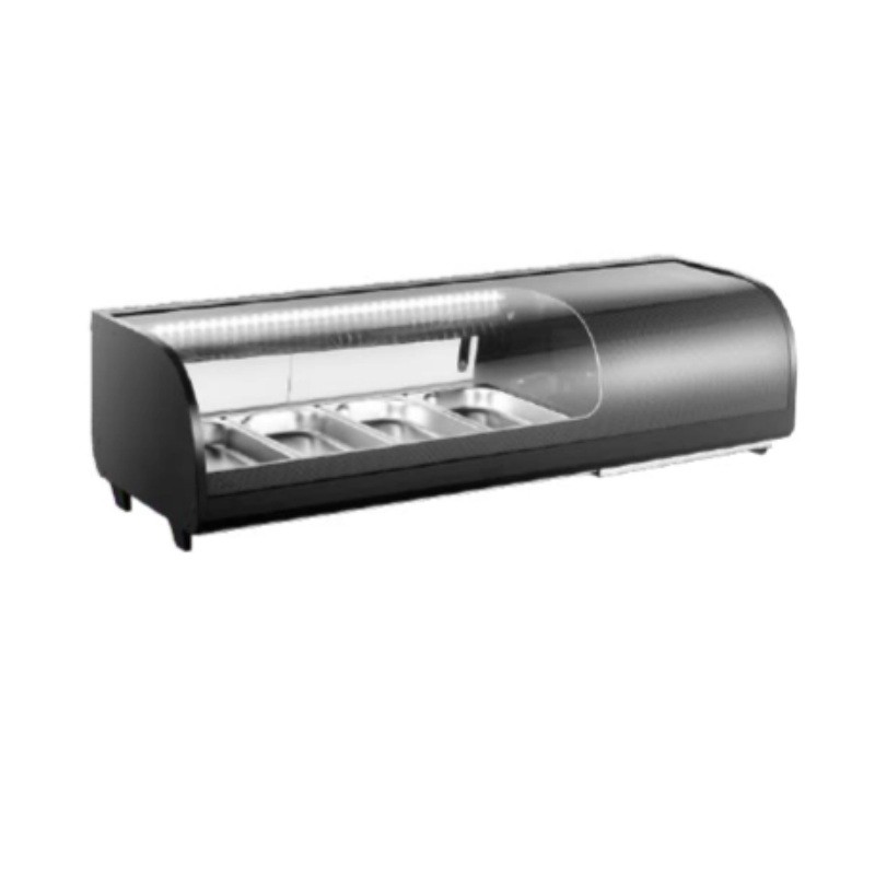 Vitrina Refrigerada Sushi & Tapas 4x1/3GN 114x40x31cm Vitrina Refrigerada Sushi & Tapas 4x1/3GN 114x40x31cm