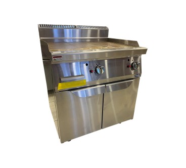 Plancha Gas Natural 14kW 80x70cm - derecha/izquierda