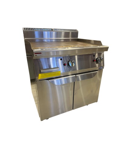 Plancha Gas Natural 14kW 80x70cm - derecha