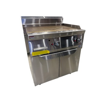 Plancha Gas Natural 14kW 80x70cm - derecha/izquierda