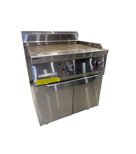 Plancha Gas Natural 14kW 80x70cm - derecha/izquierda