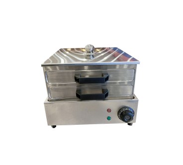 Olla de Fideos de arroz al vapor Doble Inox 2kW 30x33cm