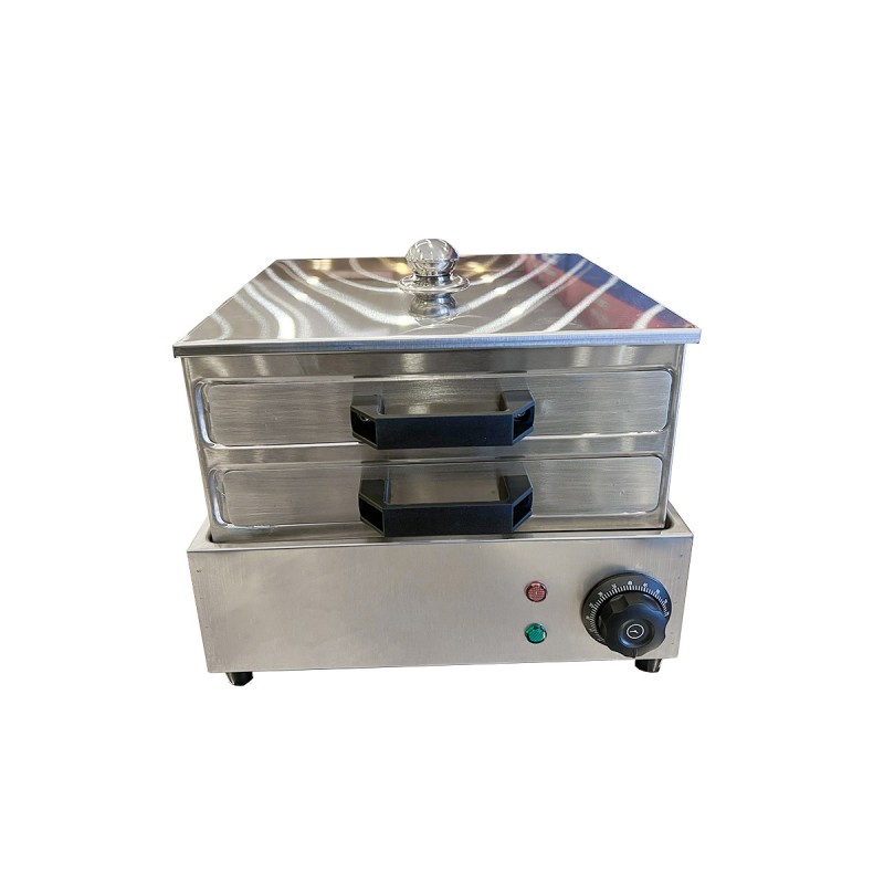 Olla de Fideos de arroz al vapor Doble Inox 2kW 30x33cm Olla de Fideos de arroz al vapor Doble Inox 2kW 30x33cm
