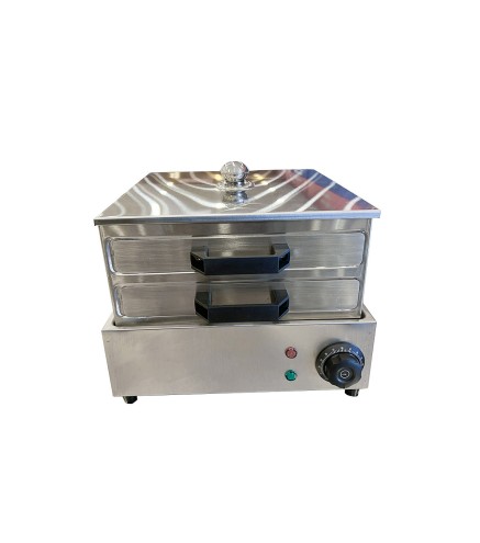 Olla de Fideos de arroz al vapor Doble Inox 2kW 30x33cm
