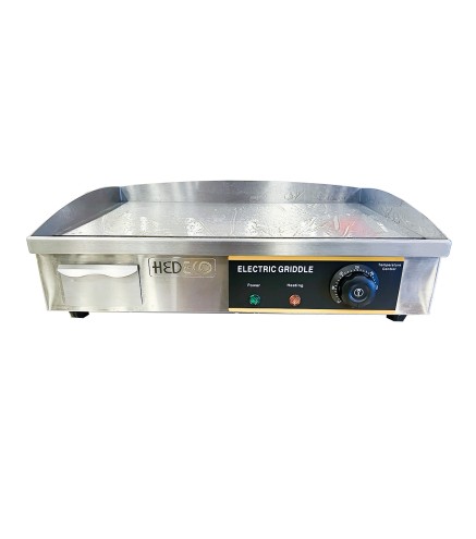 Plancha Eléctrica de Acero 1.2kW 48x34cm