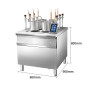 Cocedor De Fideos Automático Con 6 Escurrideros 12KW/380V
