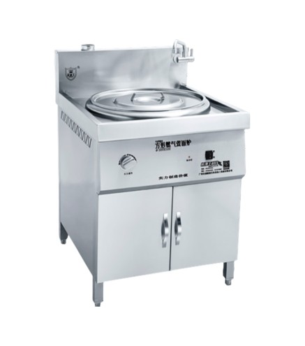 Hervidor Olla De Sopa De Gas Natural 100L Con Ventilador 670x800x950mm
