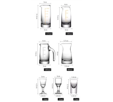 Kit de Vasos de Licor "Mautai" - 2 Botellas (80ml) + 8 Copas (10ml) | Estuche Regalo