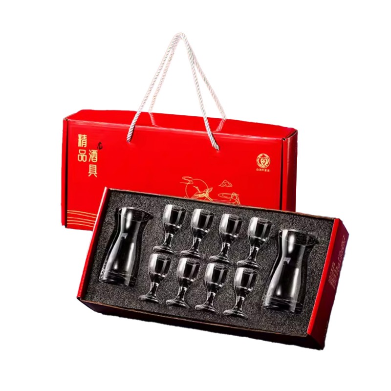 Kit de Vasos de Licor "Mautai" - 2 Botellas (80ml) + 8 Copas (10ml) | Estuche Regalo