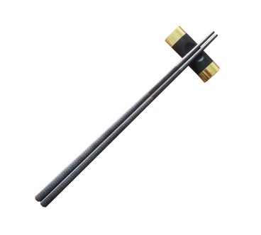 Palillos chinos - Negros - Hexagonal / Estrellado / Liso