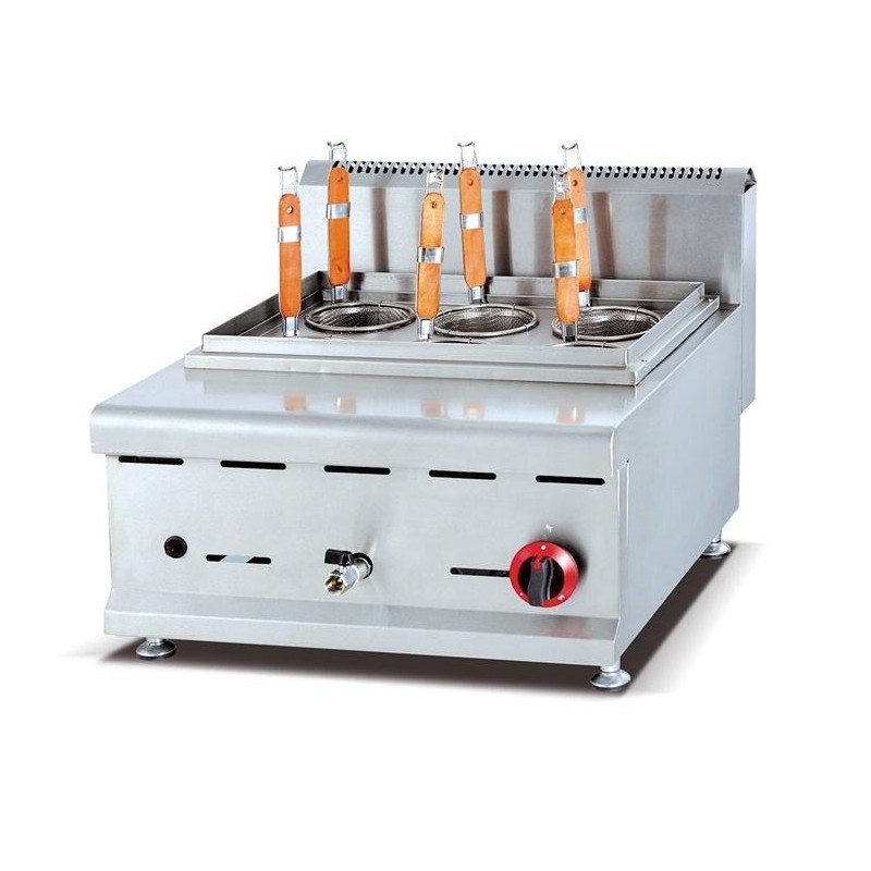 Estufa de Pasta a Gas Natural 11KW 6 Escurridores 60x60x41.5cm