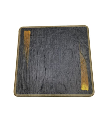 Plato Cuadrado con Textura de Piedra - 10" y 12"