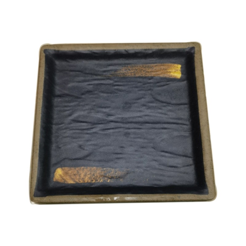 Plato Cuadrado con Textura de Piedra - 8 " 10" y 12" Plato Cuadrado con Textura de Piedra - 8 " 10" y 12"