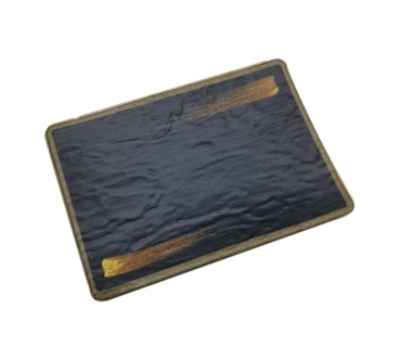 Plato Rectangulo con Textura de Piedra - 7.8 " 10" y 12"