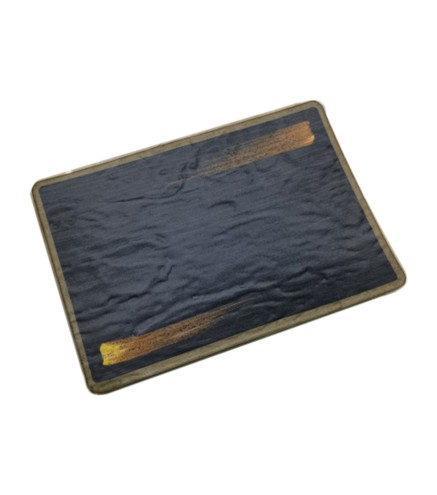 Plato Rectangulo con Textura de Piedra - 7.8 " 10" y 12"