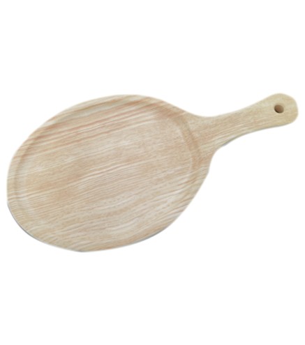 Plato Ovalado de Madera con Asa 14.4"