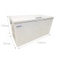 Congelador Horizontal 412L Blanco 157x77x88CM Congelador Horizontal 412L Blanco 157x77x88CM