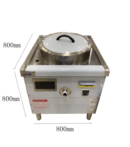 Marmita De Inducción 100L INOX  80x80x80cm