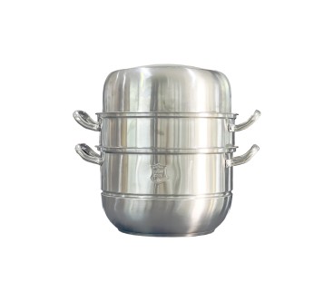 Olla Vapor Acero Inoxidable - 32x32cm Triple Capa