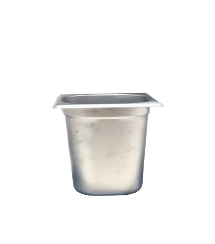 Cubetas Gastronorm GN 1/6 Acero Inox 201 | Lisas con Tapa | 6.5-20cm