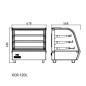 Vitrina Expositora Caliente 96L a 186L 30-90°C Vitrina Expositora Caliente 96L a 186L 30-90°C