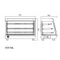 Vitrina Expositora Caliente 96L a 186L 30-90°C Vitrina Expositora Caliente 96L a 186L 30-90°C