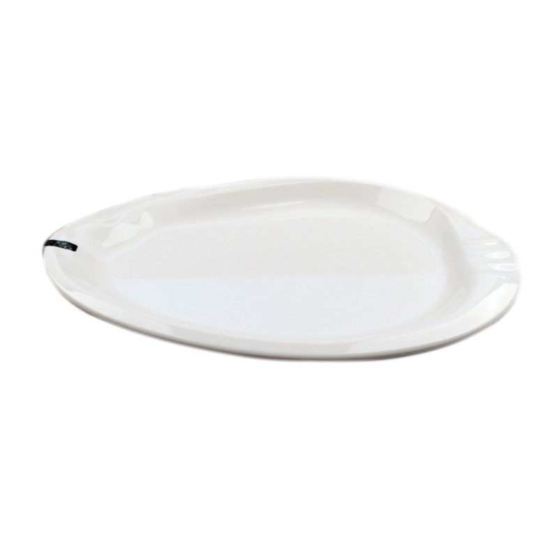 Plato Pescado Rodaballo melamina BLANCO - 16" Plato Pescado Rodaballo melamina BLANCO - 16"