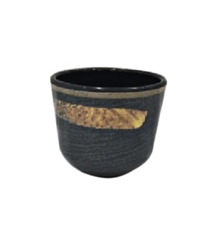 Vaso hilo roscado Negro 3"