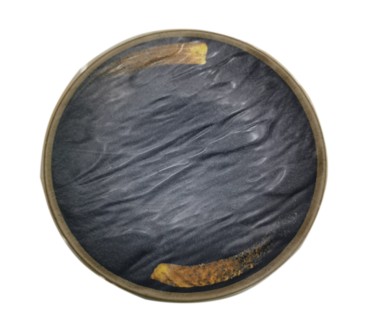 Plato Redondo Melamina 7" - Negro