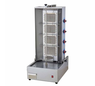 Barbacoa Kebab a Gas Butano 3 o 4 Quemadores 2800Pa 220V