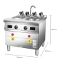 Cocedor de Espaguetis por Inducción 16KW 6 Cestas Cocedor de Espaguetis por Inducción 16KW 6 Cestas