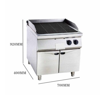 Parrilla de Gas con Armario 92x40x70cm