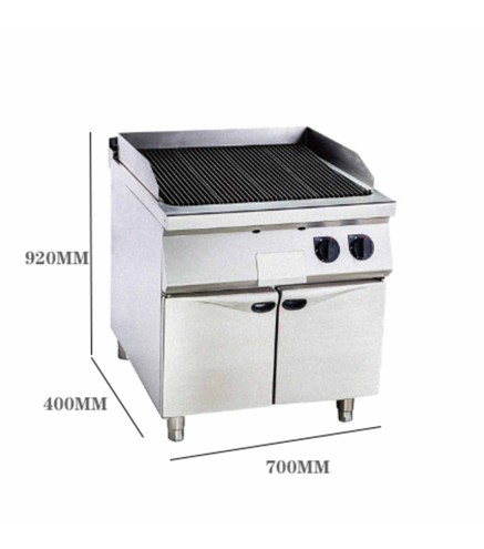 Parrilla de Gas con Armario 92x40x70cm