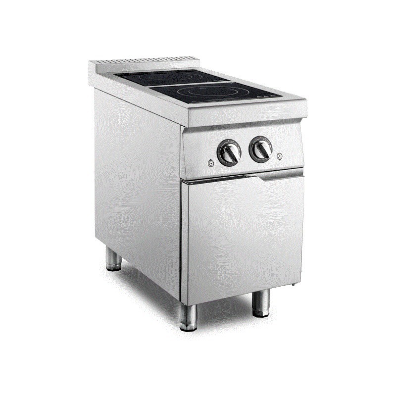 Cocina Eléctrica De Inducción INOX304 380V / 3.5KWx2 Cocina Eléctrica De Inducción INOX304 380V / 3.5KWx2