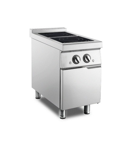 Cocina Inducción Doble Placa 3.5KW x2 con armario - 45x80x83cm