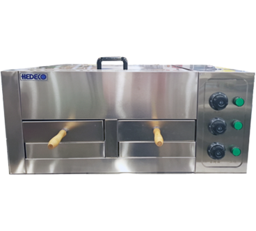 Horno Automático para Pan Plano Doble Cavidad 765x605x325 mm