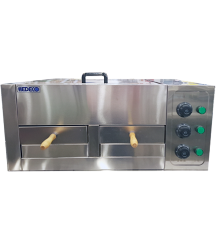 Horno Automático para Pan Plano Doble Cavidad 765x605x325 mm
