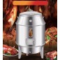 Horno de Pato Asado a Gas Butano o Carbón INOX 90x90x135cm Horno de Pato Asado a Gas Butano o Carbón INOX 90x90x135cm