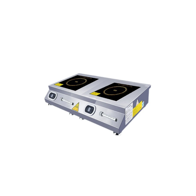 Cocina De Inducción Comercial INOX 304 220V / 3.5KWx2 Cocina De Inducción Comercial INOX 304 220V / 3.5KWx2