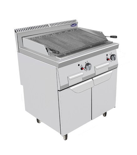 Parrilla de Gas Natural  1x7kW y 2x7kW de Rocas de Lava