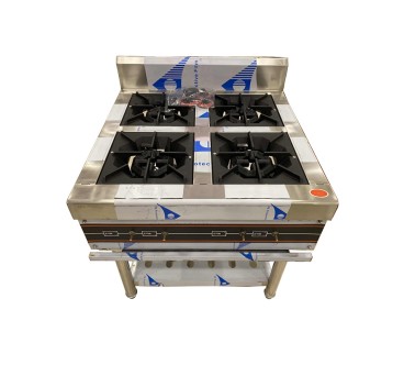 Cocina Gas Natural 4 Fuegos 80x80x80 + 1.5cm