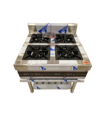 Cocina Gas Natural 4 Fuegos 80x80x80 + 1.5cm