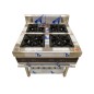 Cocina Gas Natural 4 Fuegos 80x80x80 + 1.5cm Cocina Gas Natural 4 Fuegos 80x80x80 + 1.5cm
