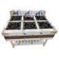 Cocina Gas Natural 6 Fuegos 110x80x80+15cm