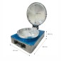 Horno Pizzero Eléctrico 2.8KW Ø56cm