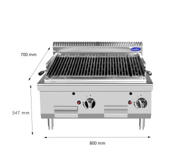 Parrilla Gas Natural Sobremesa 7kW y 14kW