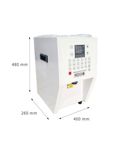 Dosificador Automático de Polvos 3.5L Blanco 40x26x48cm