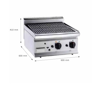 Parrilla Eléctrica Sobremesa 600X600X410MM