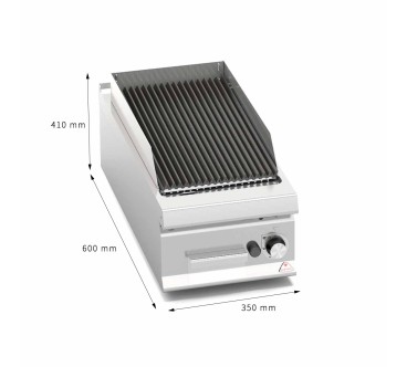 Parrilla de Gas de Sobremesa 350X600X410MM